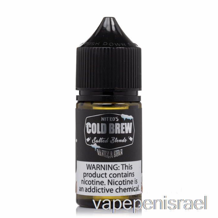 פולי וניל חד פעמי Vape Israel - מלחי חליטה קרים ניטרוס - 30 מ"ל 45 מ"ג